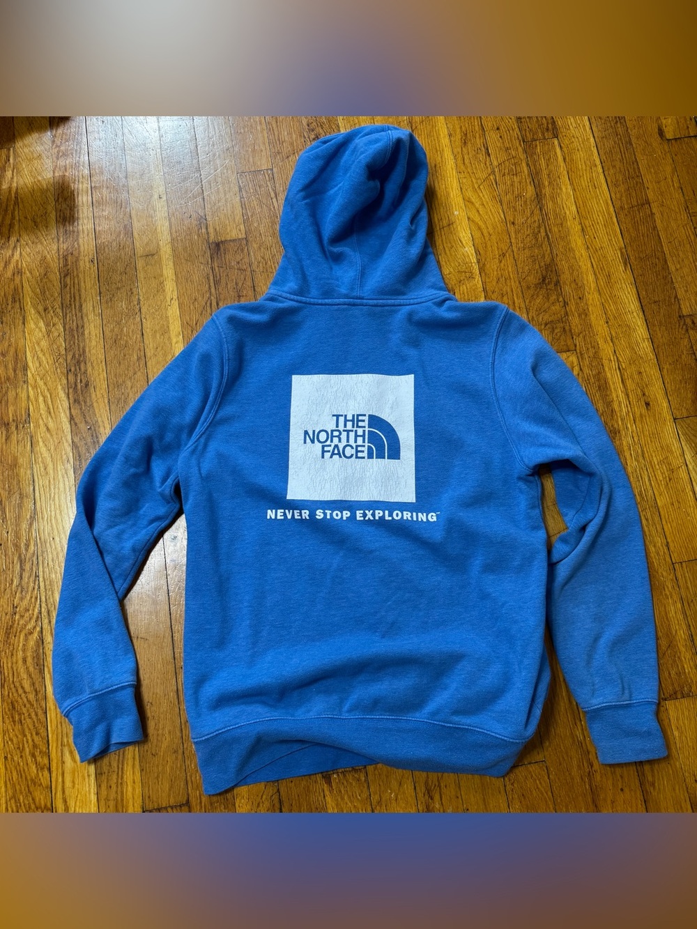 The North Face White Box Logo Hoodie Sweatshirt
